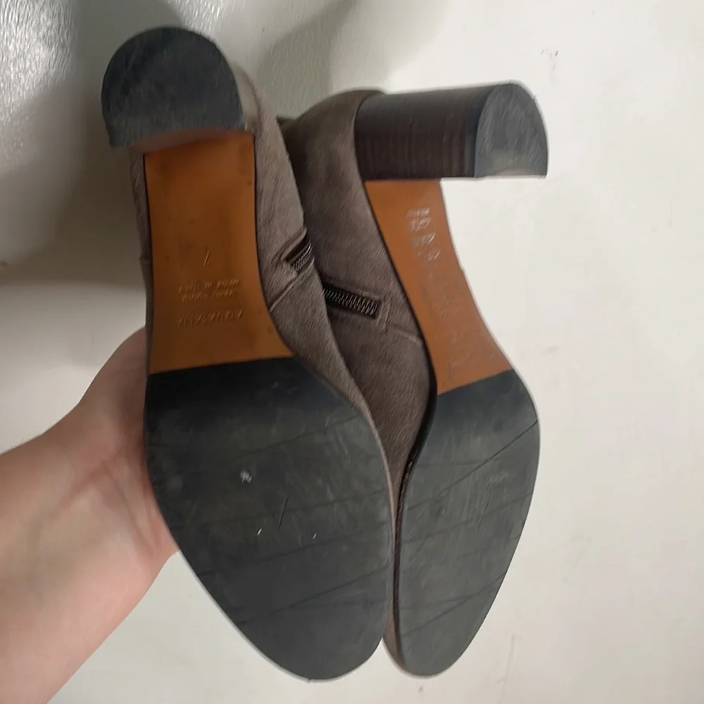 Aquatalia Vanie Weatherproof Ankle Boot in Taupe Size 7‎